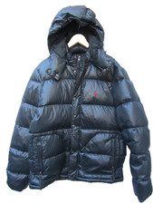 Jack Wills men's medium black hooded down jacket,38-40inch chest. VGC!