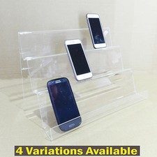 Large 2 Tier 3 Tier Acrylic Displays stands for mobiles phone ,jewelry display 
