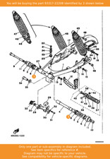 YAMAHA Bearing, 93317-22208