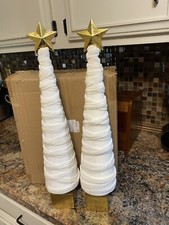 Set of 2 Velvet Ribbon Trees