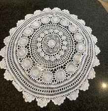 Vintage Hand Crochet Table