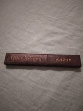Vintage Carrara Razor No.876 Hollow Ground Made In Sheffield With Original Case
