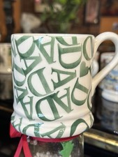EMMA BRIDGEWATER DAD GREEN Half Pint Mug BN