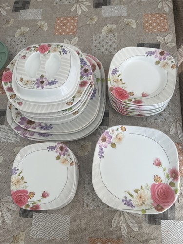 Crockery set large piece - crockery, 46-piece