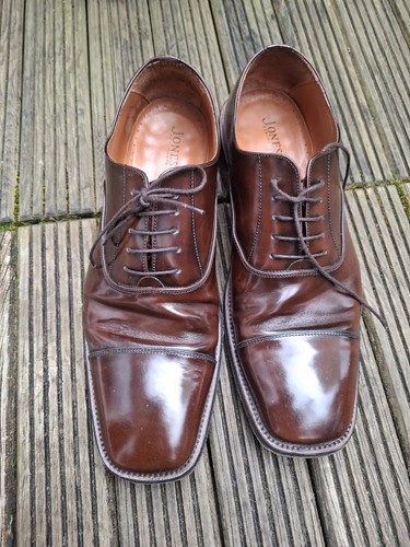 Jones brown leather shoes - brown,