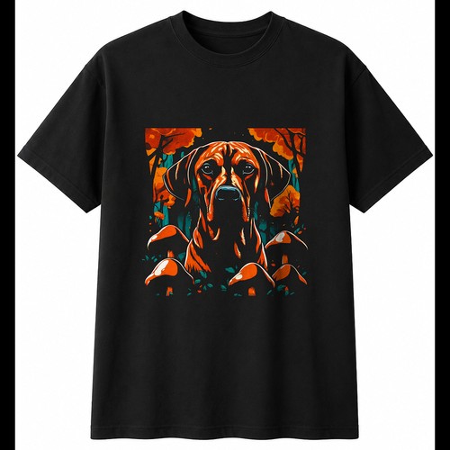 Rhodesian ridgeback anime dog - rhodesian,