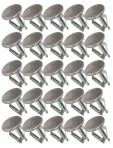 Interior trim clips - clips,, chrome