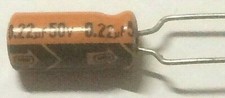 0.22uF 50V Radial Capacitor (pack of 10)
