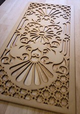 French Bohemian Decorative Screen Radiator Cabinet Panel Room Divider MDF 0014