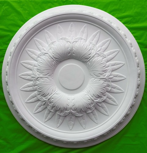 Plaster ceiling rose - plaster,