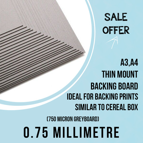 750 micron greyboard a4 - 750,