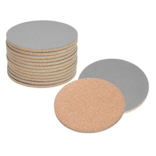 12pcs Cork and Leather Coaster