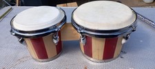 Set Of Bongos drums Wooden And