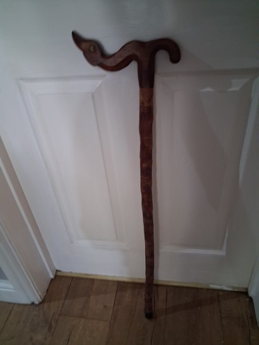 Unusual wooden walking - wooden, stick