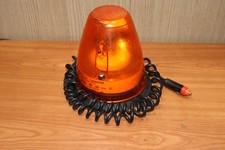 Unipart 12V MAGNETIC ROTATING STATIC FLASHING AMBER ORANGE BEACON Working