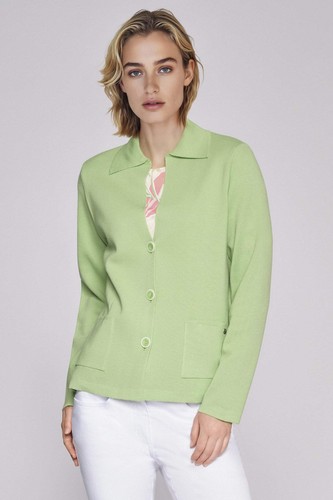 Gollehaug cardigan apple green - gollehaug,