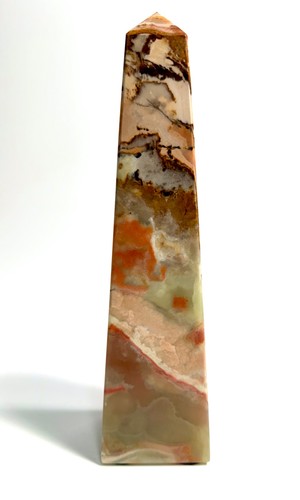 Vintage onyx marble obelisk - onyx,