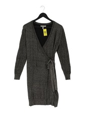 Pepperberry Wrap Midi Dress UK12 in Black