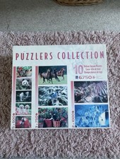 Large Jigsaw Puzzle Bundle 10 Complete Puzzles Animals