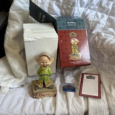 Disney  Traditions Showcase Dopey 7” tall with box and tag used 4005217