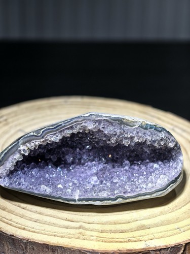 Natural amethyst geode crystal - amethyst,
