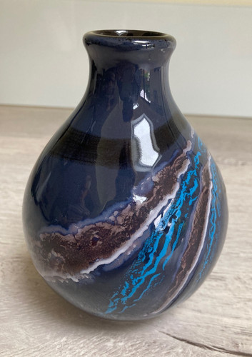 Poole pottery iridescent bud - poole,