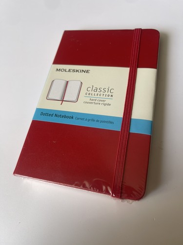 Moleskine notebook red - red, hard
