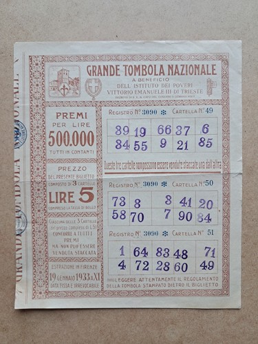 Folder ticket grande - 3, tombola