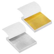 100-300x Leaf Foil Sheets Gilding Art Craft Metallic Transfer DIY Gold Silver