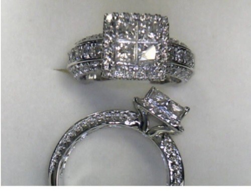Leo diamond bridal ring -  , set