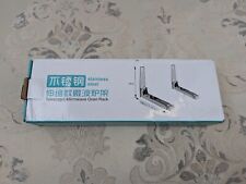 Microwave Shelf Brackets Stand Load,Sturdy Foldable 304 Stainless Shelf Rack for