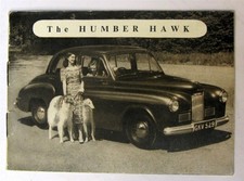 HUMBER HAWK Car Sales Brochure