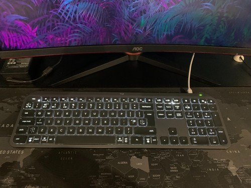 Logitech keys read - mx, uk