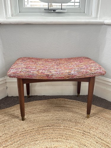 Vintage wooden stool dressing