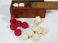 ANTIQUE  BACKGAMMON AND