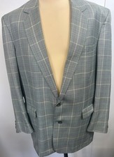 Bernard Gross/ Holland & Sherry Check Blazer Pit to Pit 25" - #1008