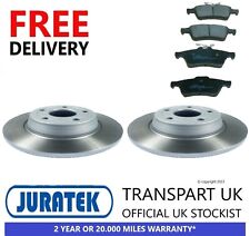 For Saab 9-3 Rear Brake Discs and Pads Set 93 1.8T 2.0 Petrol Turbo Vector Sport