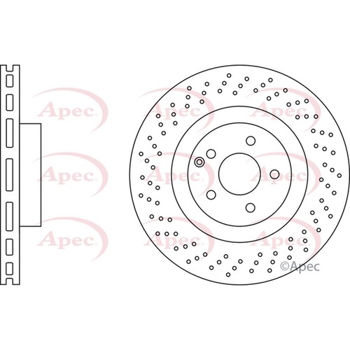 Brake discs vented grooved - brake,