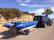 Inflatable boat, Watermark Marine manufactured zapcat, with outboard 