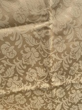 Gold Damask Jacquard Fabric