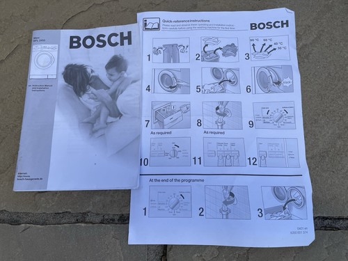 Bosch maxx washing machine - bosch,