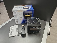 Roberts CD Radio Alarm Clock Cube DAB Digital Stereo CRD37 Tested