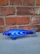 Vintage Blue and White Murano