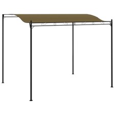 Gazebo Set of 2 Taupe Steel