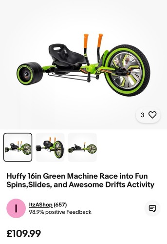 Huffy green machine drift - green,