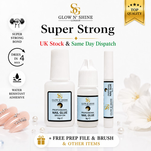 Extra strong nail glue with - extra,
