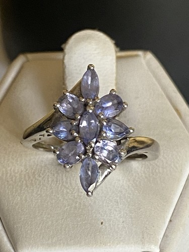 Sterling silver and tanzanite - and,