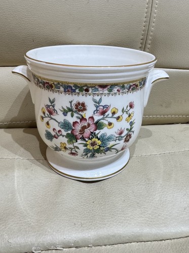 Coalport ming rose plant pot - coalport,