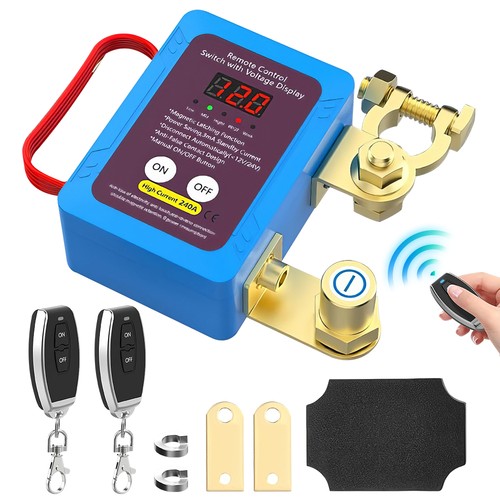 Remote battery isolator switch - remote,