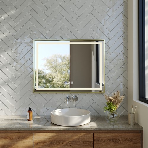 Led lighted wall mirror - led,
